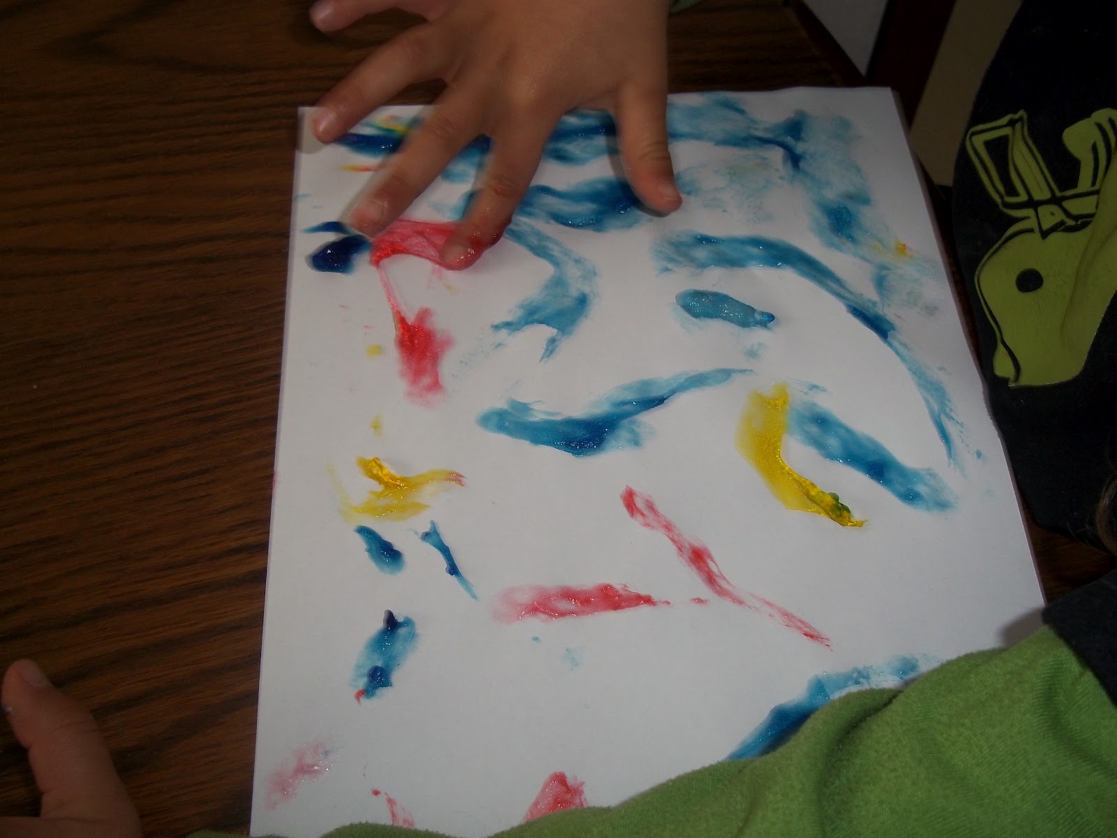 Homemade Finger Paint Recipe Penniless Parenting
