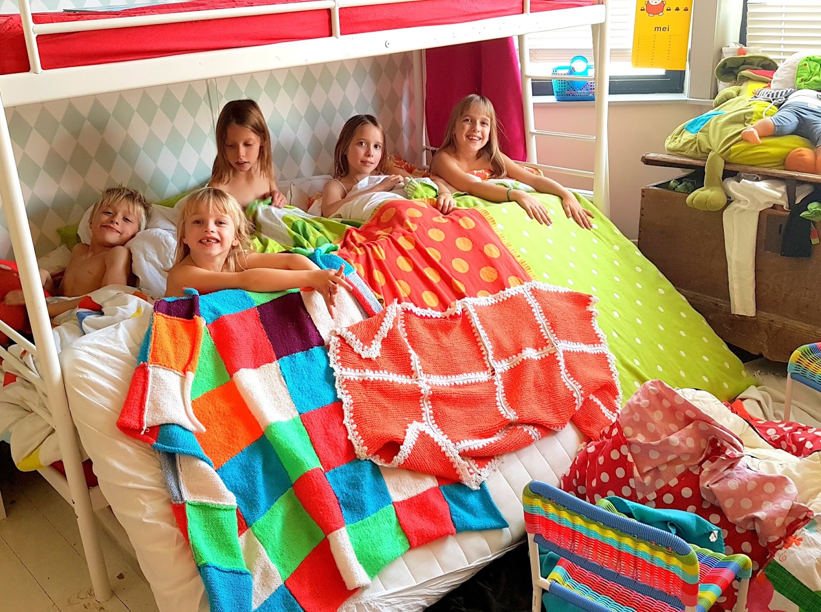 mama van vijf Een groot gezin