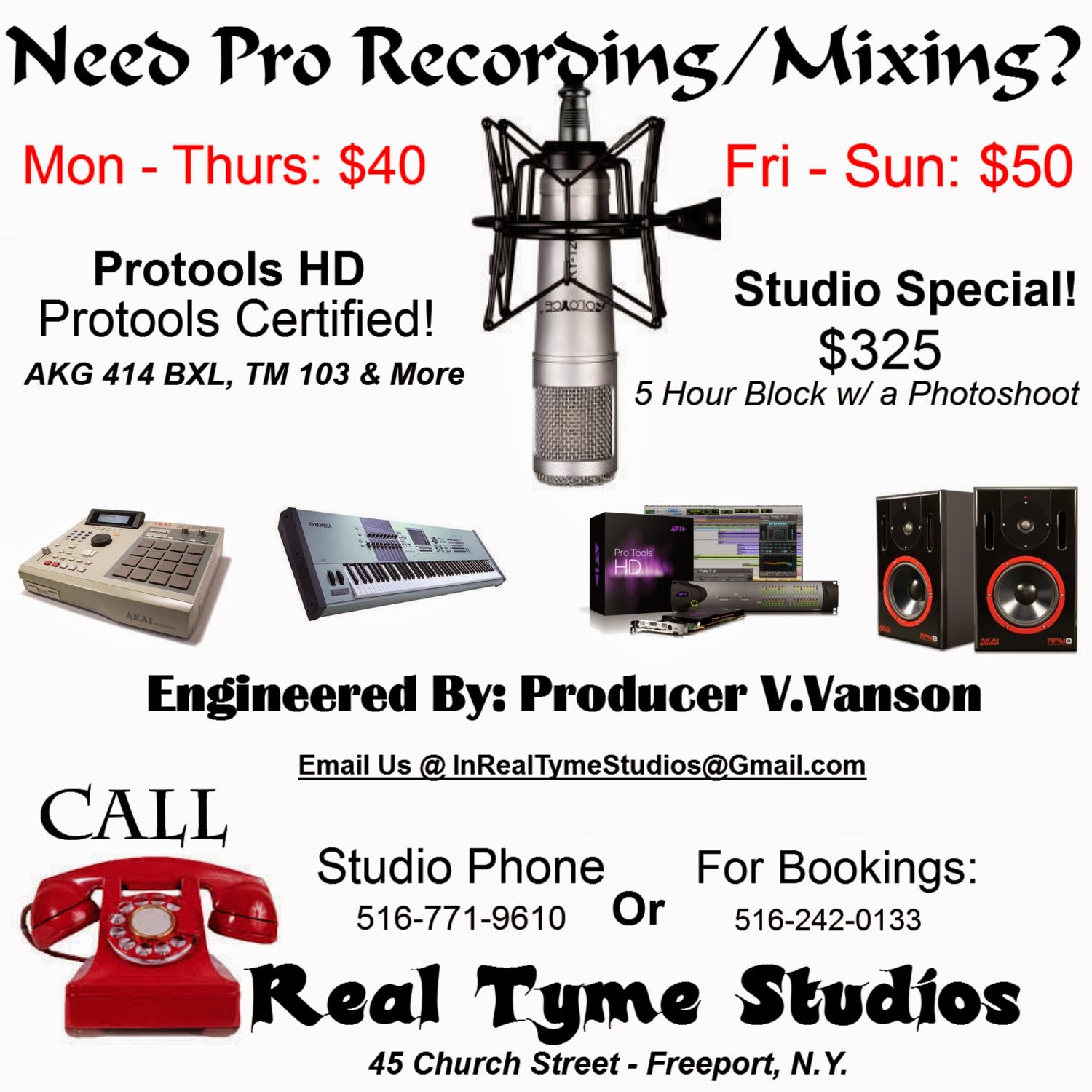 Long Island Hottest Recording Studio!