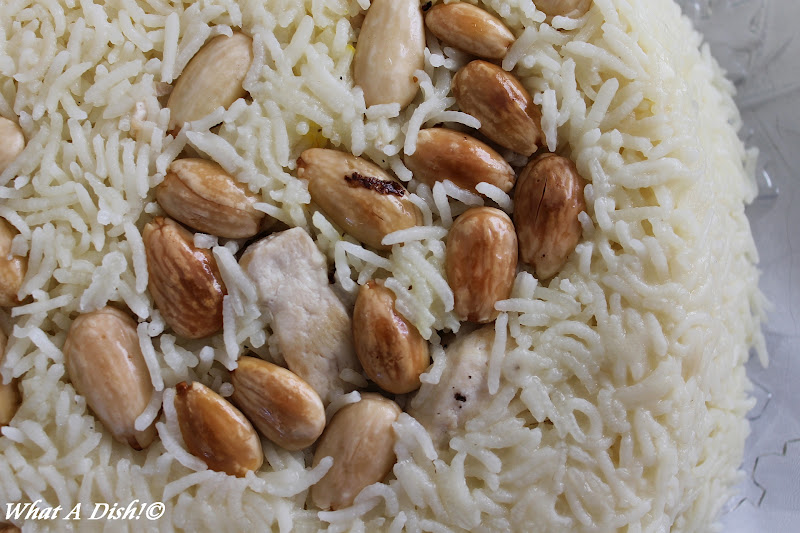 What A Dish! Turkish Rice with Chicken, Almonds & Saffron