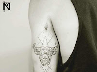 Feminine Taurus Constellation Tattoo