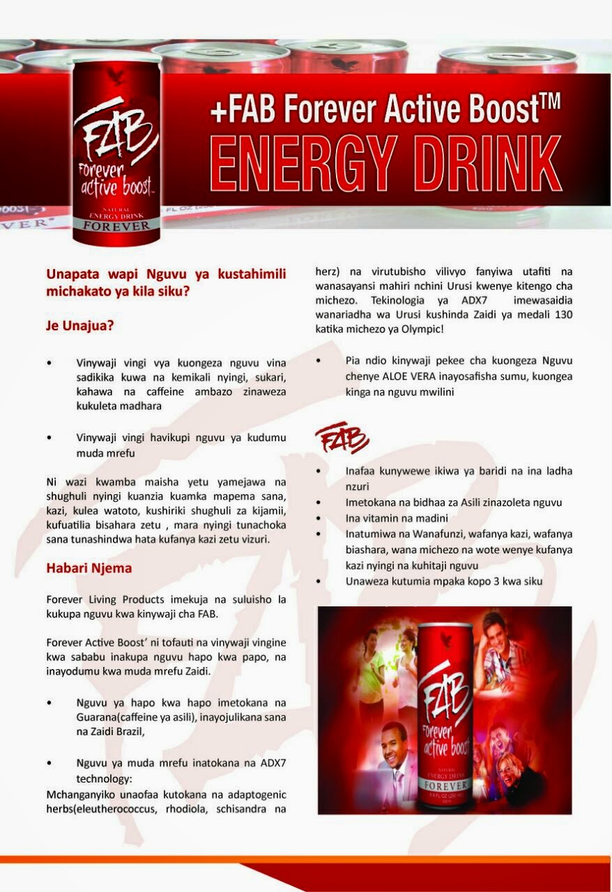 Forever Living Products na "SirjohPHD" +FAB Forever Active Boost