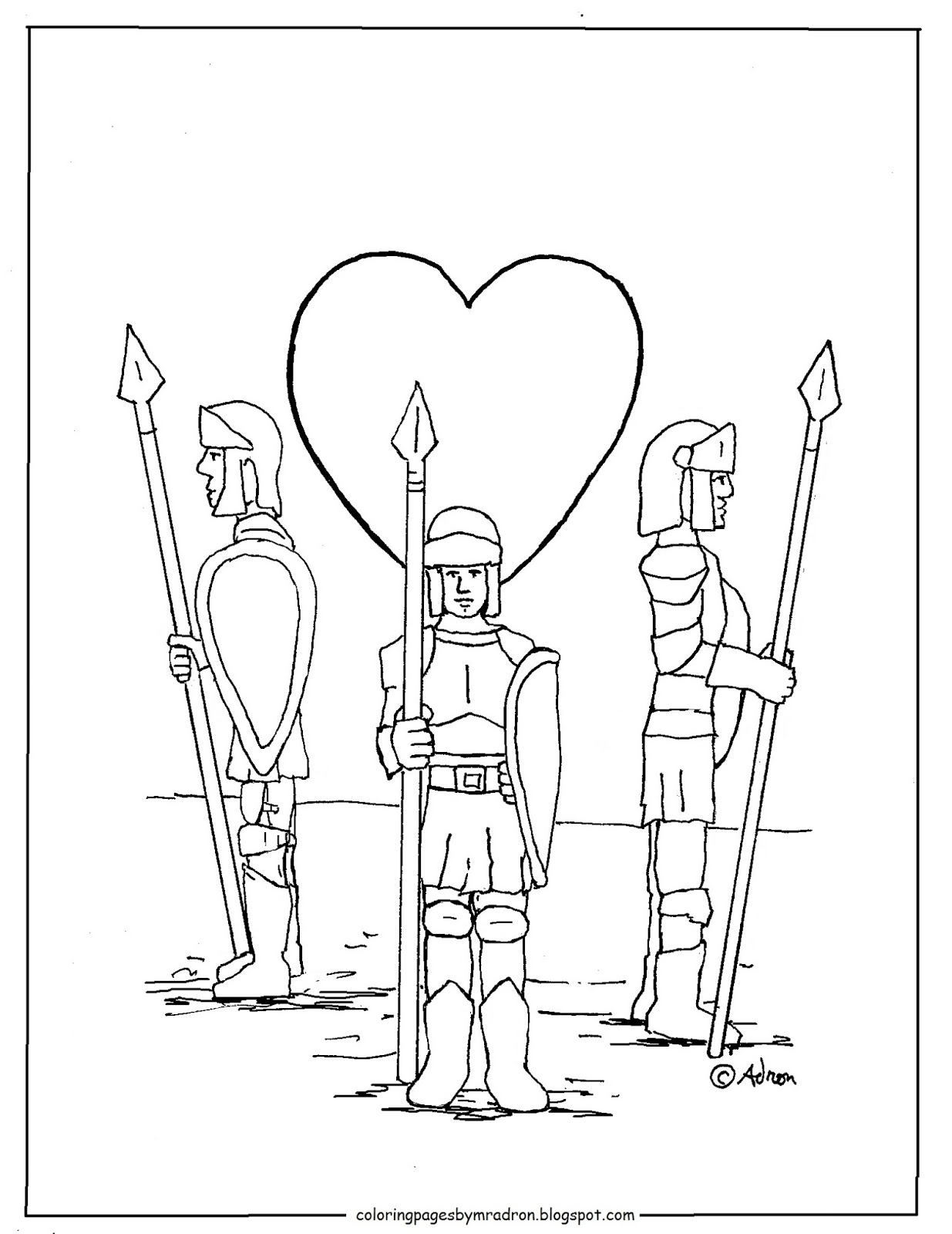 Coloring Pages for Kids by Mr. Adron Guard Of Your Heart Printable