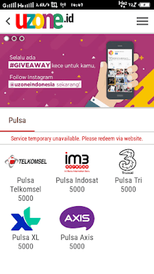 Cara Mendapatkan Pulsa Gratis All Operator dari Uzon, Langsung Cair.