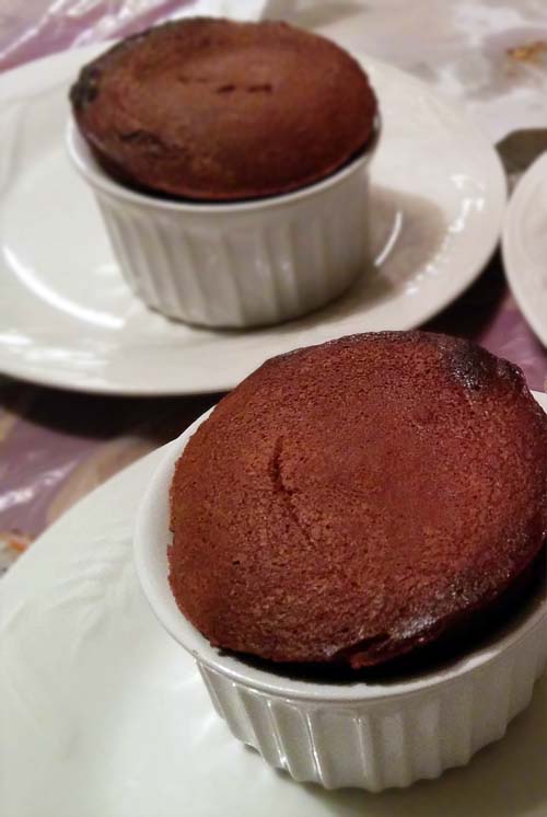 Molten Chocolate Lava Cake. Delicious gooey chocolate center. Easy to make recipe that you can eat directly from a ramekin.
