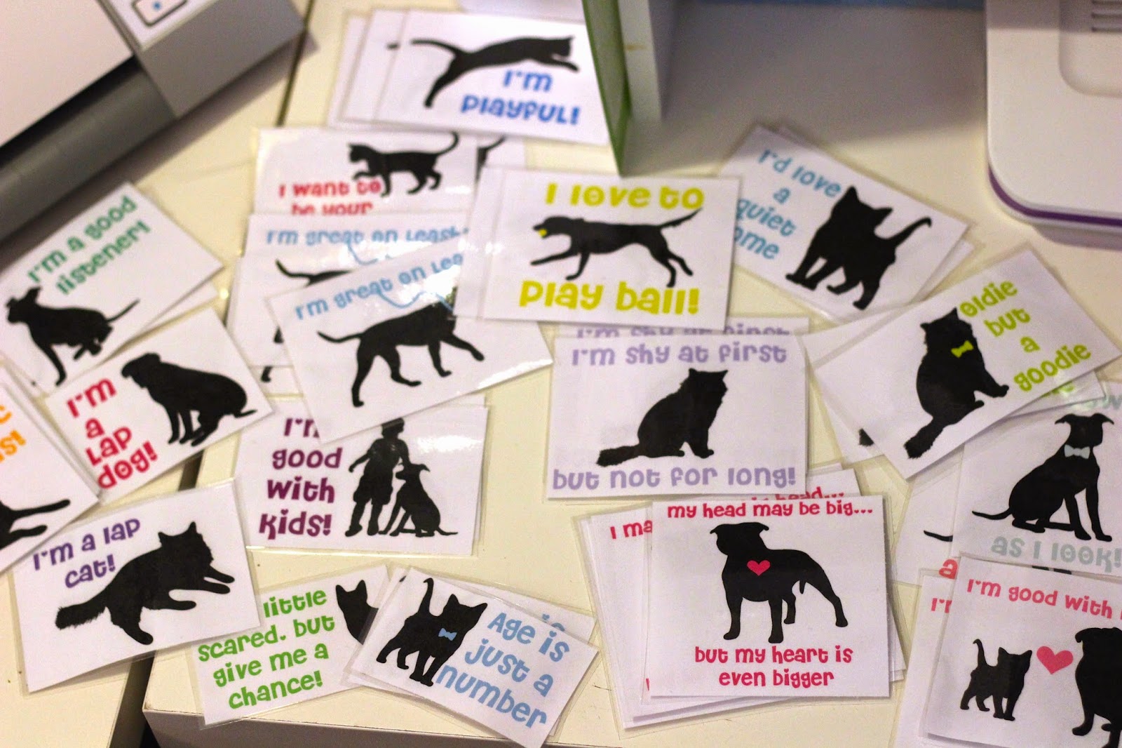 Kennel Personality Cards