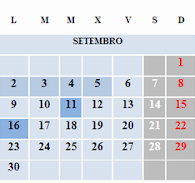 Calendario escolar 2019-20