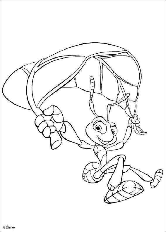 a bugs life characters coloring pages-#8