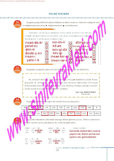 6.Sinif Turkce Doku Yayinlari Ogrenci Calisma Kitabi Sayfa 29 - Ders