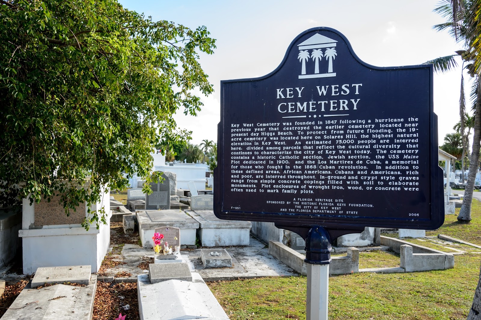 Bubba's Garage Looking for Iguanas at the Key West Cemetery