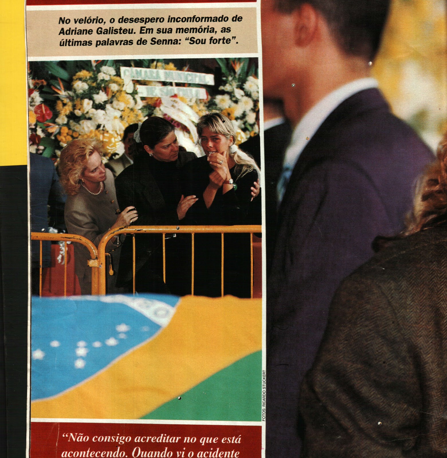 Ayrton Senna: Fotos Enterro Ayrton Senna