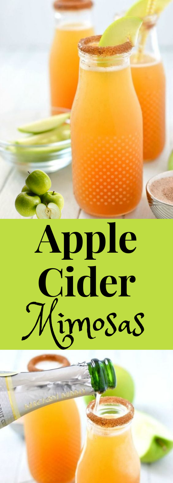 Must Try Fall Drink: 2 Ingredient Apple Cider Mimosas #FallDrink #Mimosas Must Try Fall Drink: 2 Ingredient Apple Cider Mimosas #FallDrink #Mimosas