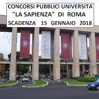 bandi di concorso università la sapienza roma in scadenza a gennaio 2018