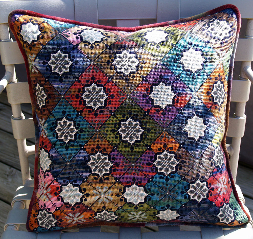 Three Sheep Studio Amazing Needlepoint Pillow...