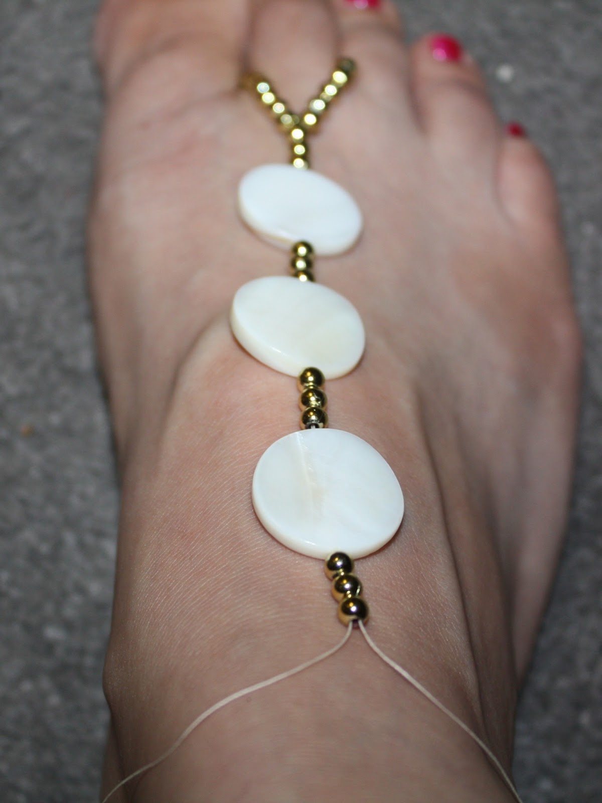 DIY Foot Jewelry for a Summer Wedding - This Fairy Tale Life