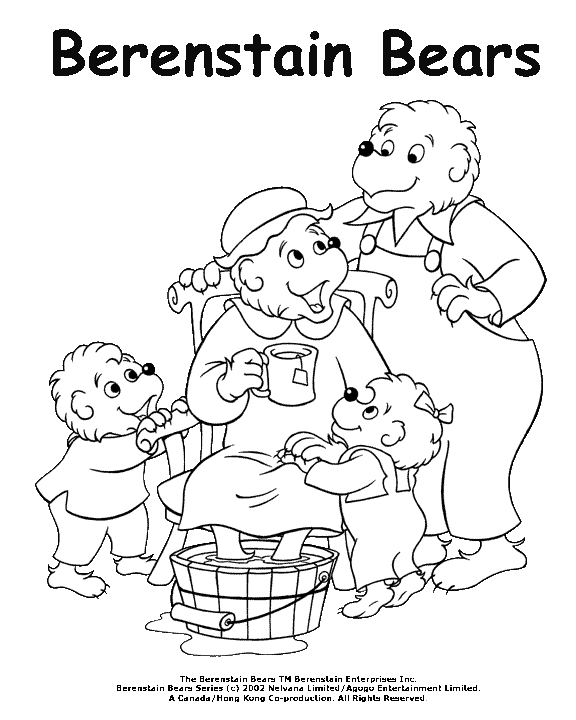 coloring-activity-pages-the-berenstain-bears-pampering-mama-bear
