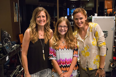 Christy and Anna Beam with Jennifer Garner in Miracles From Heaven