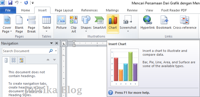Cara Memunculkan Persamaan Grafik Di Excel Diagram dan