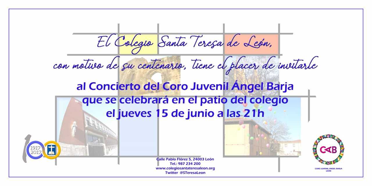 Coro Angel Barja. Centenario Colegio Santa Teresa de León.