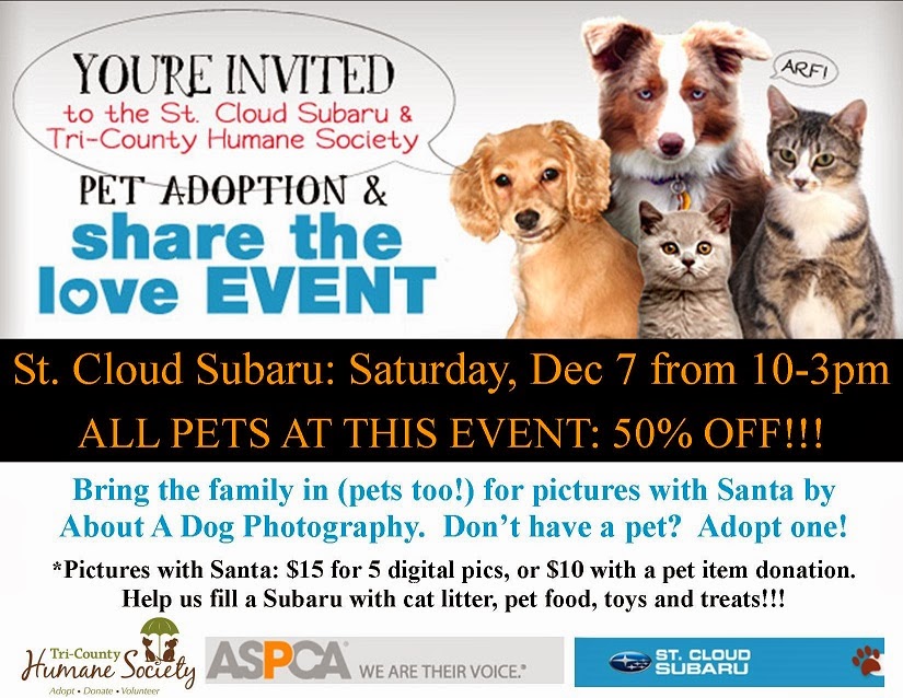 St. Cloud Subaru It's Raining Cats and Dogs at St. Cloud Subaru!