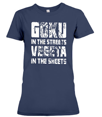 Goku In The Streets Vegeta In The Sheet T Shirt Shirts