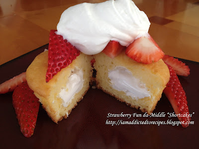 Strawberry Fun da-middles Shortcake | Addicted to Recipes