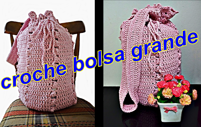 crochet bolsa video