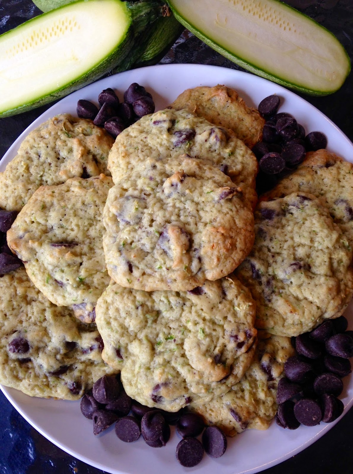 Taya's Kitchen Zucchini Chocolate Chip Cookies