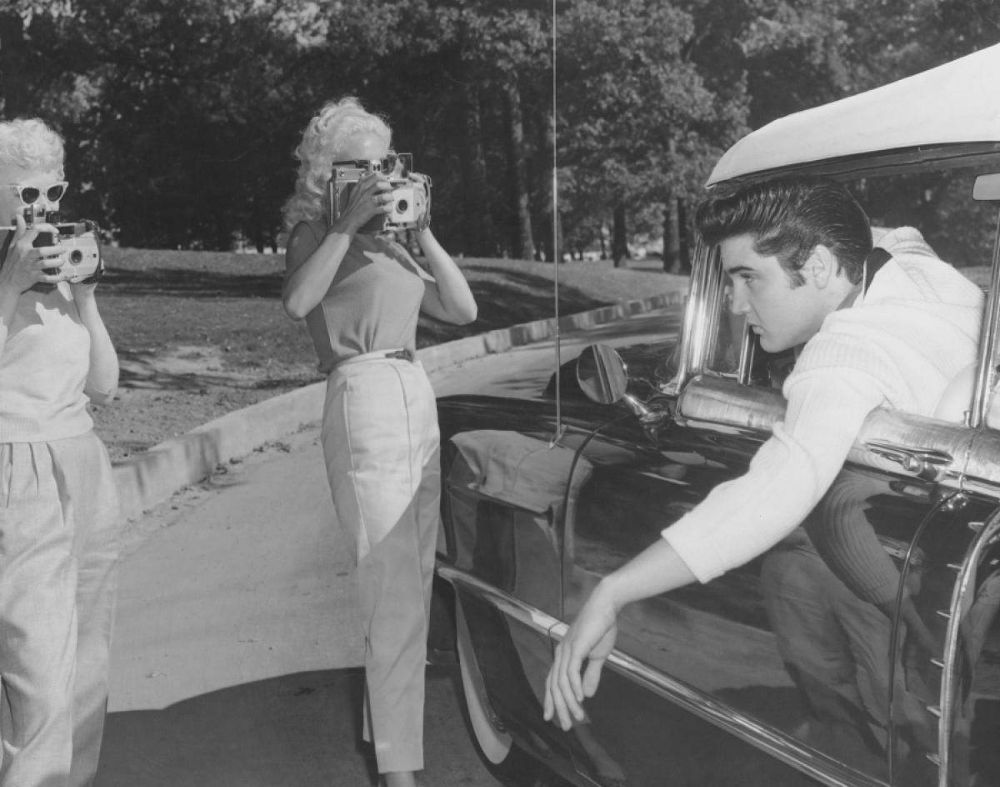 Rare Vintage Photographs of Elvis Presley Posing With His