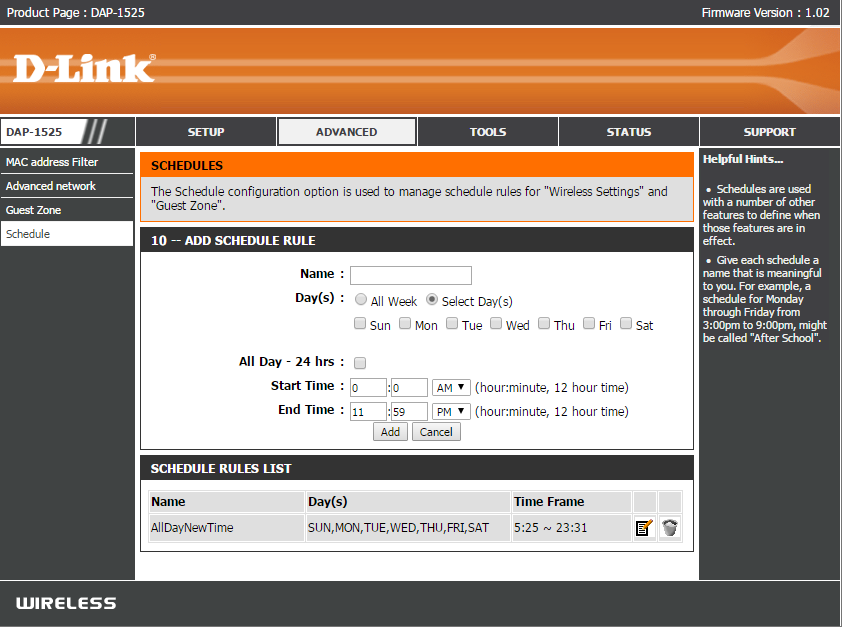 Бага со временем на D-Link DAP-1525 ~ Сетевые заморочки