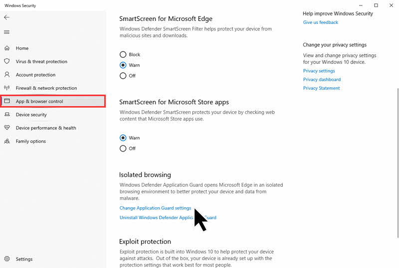 Securing web browsing in Windows 10 with Windows Defender Application Guard