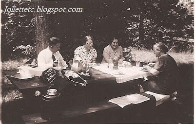 Picnic with Dick and Violetta Ryan, Velma Woodring, Mary Frances Davis