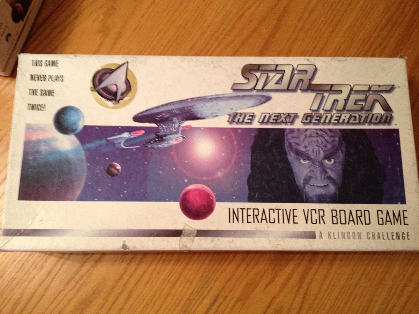 FLIP THE TABLE Episode 17 Star Trek The Next Generation VCR Game