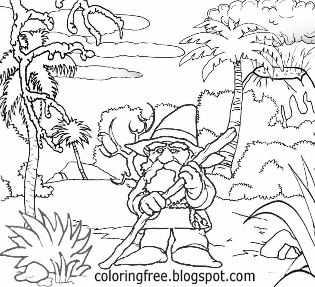 magical creatures coloring pages - photo #28