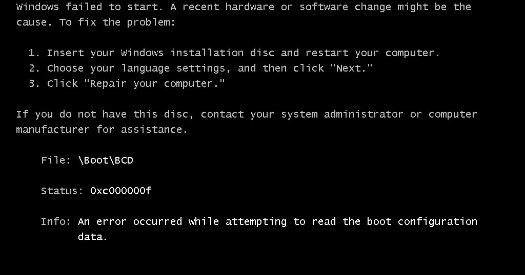 Error code 0x8000ffff. Boot BCD ошибка. Windows failed to start. Windows failed to start a recent. Windows failed to start. A recent Hardware or software change might be the cause. To Fix the problem виндовс 10.
