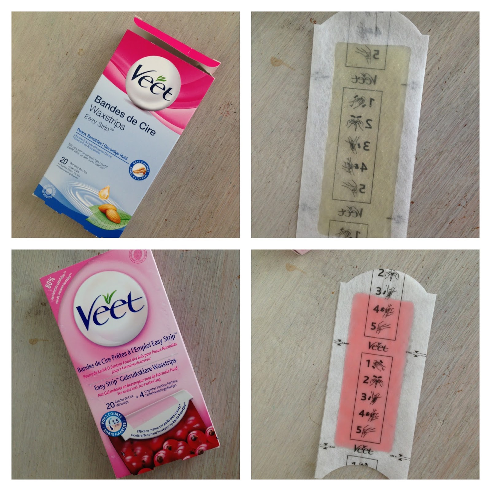 &Obsession Veet waxing strips