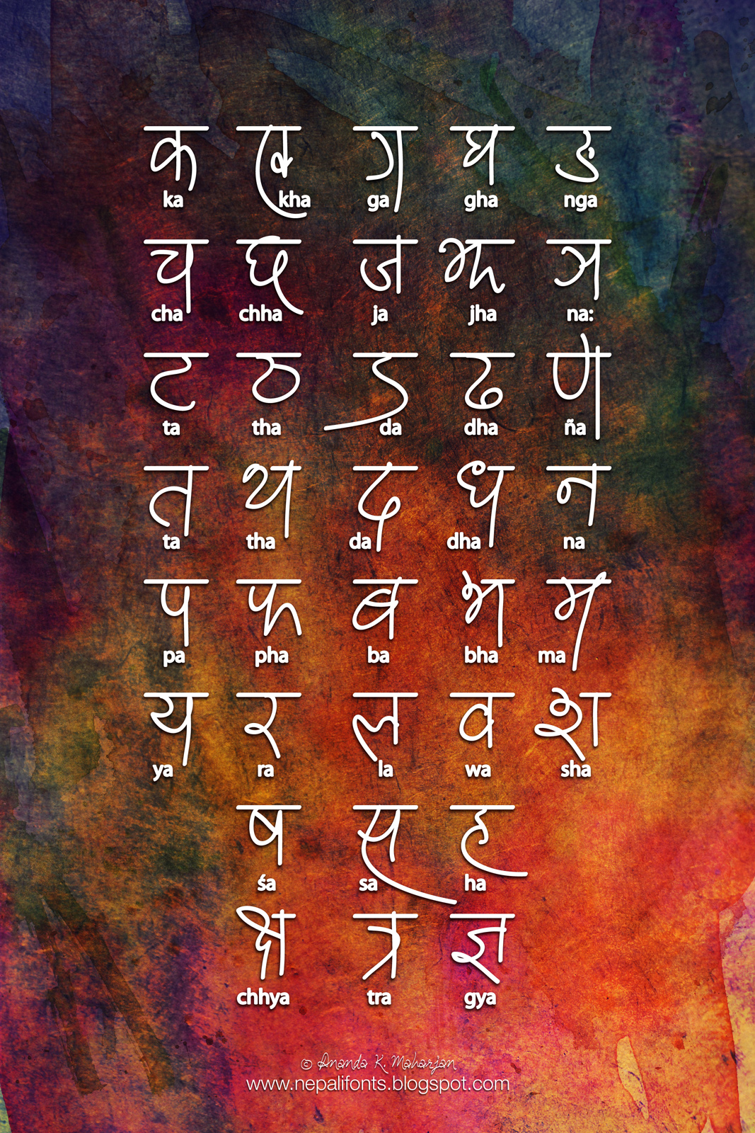 Devanagari Font Hindi Calligraphy Fonts Font Styles Alphabet Lettering ...