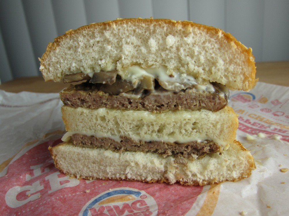 Review Burger King Mushroom & Swiss Big King