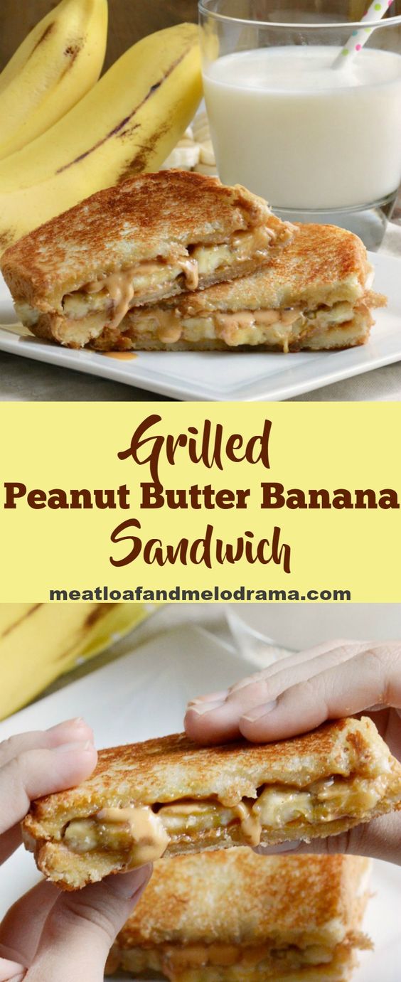 Grilled Peanut Butter Banana Sandwich - The Meal Prep Recipes