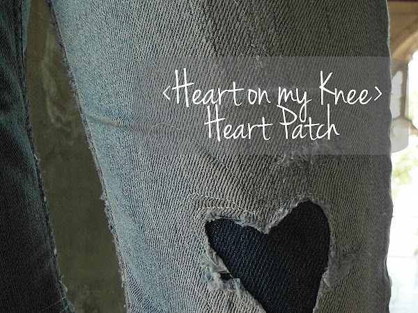 Heart on my Knee - Heart Hole Patch