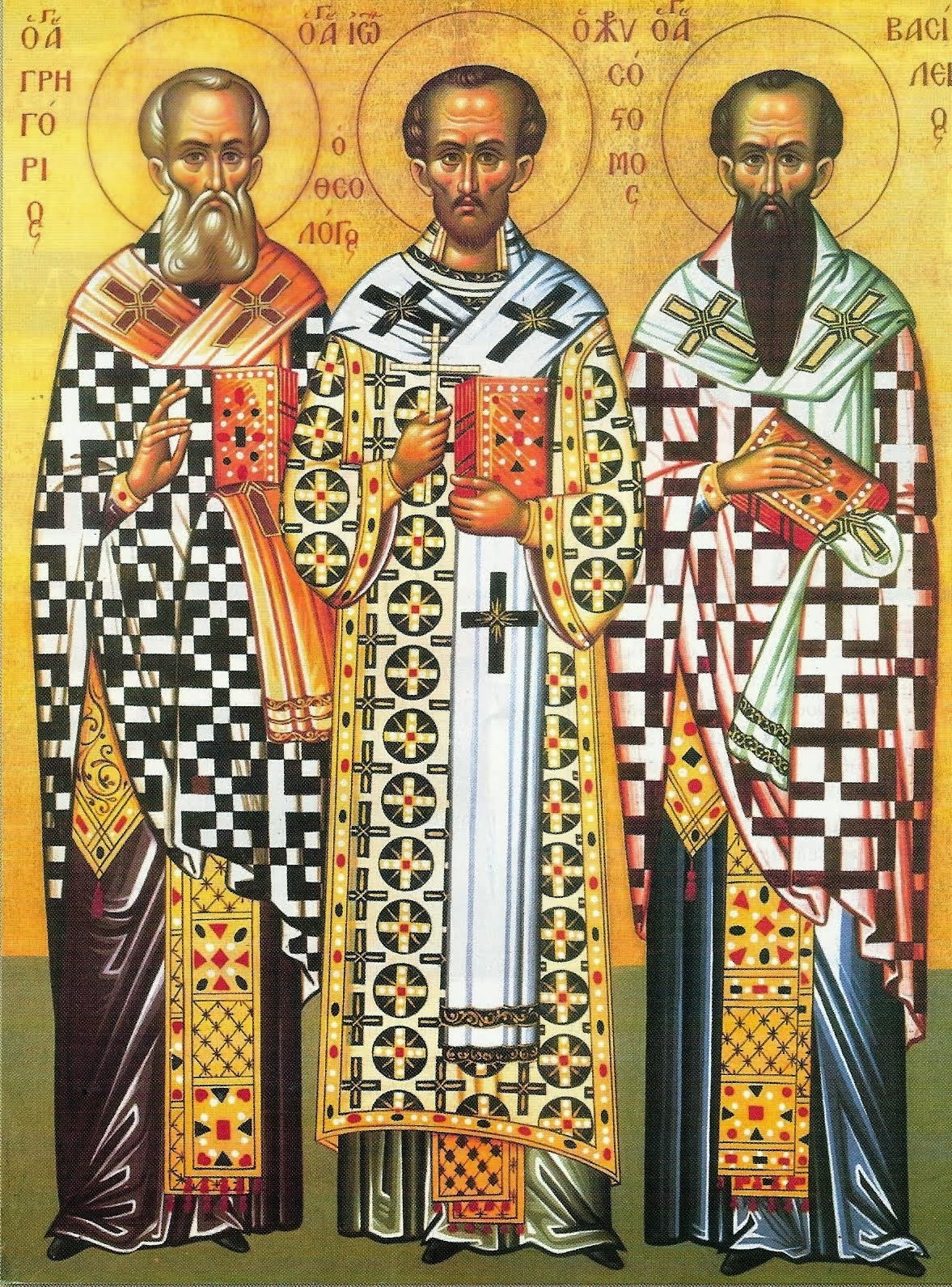 Αποτέλεσμα εικόνας για τρεις ιεραρχες