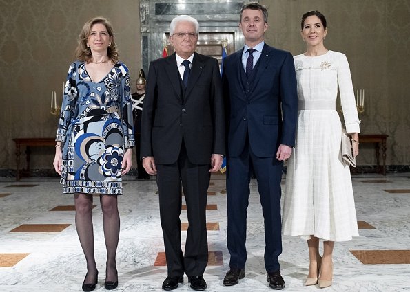 Crown Prince Frederik's and Crown Princess Mary's visit to Rome