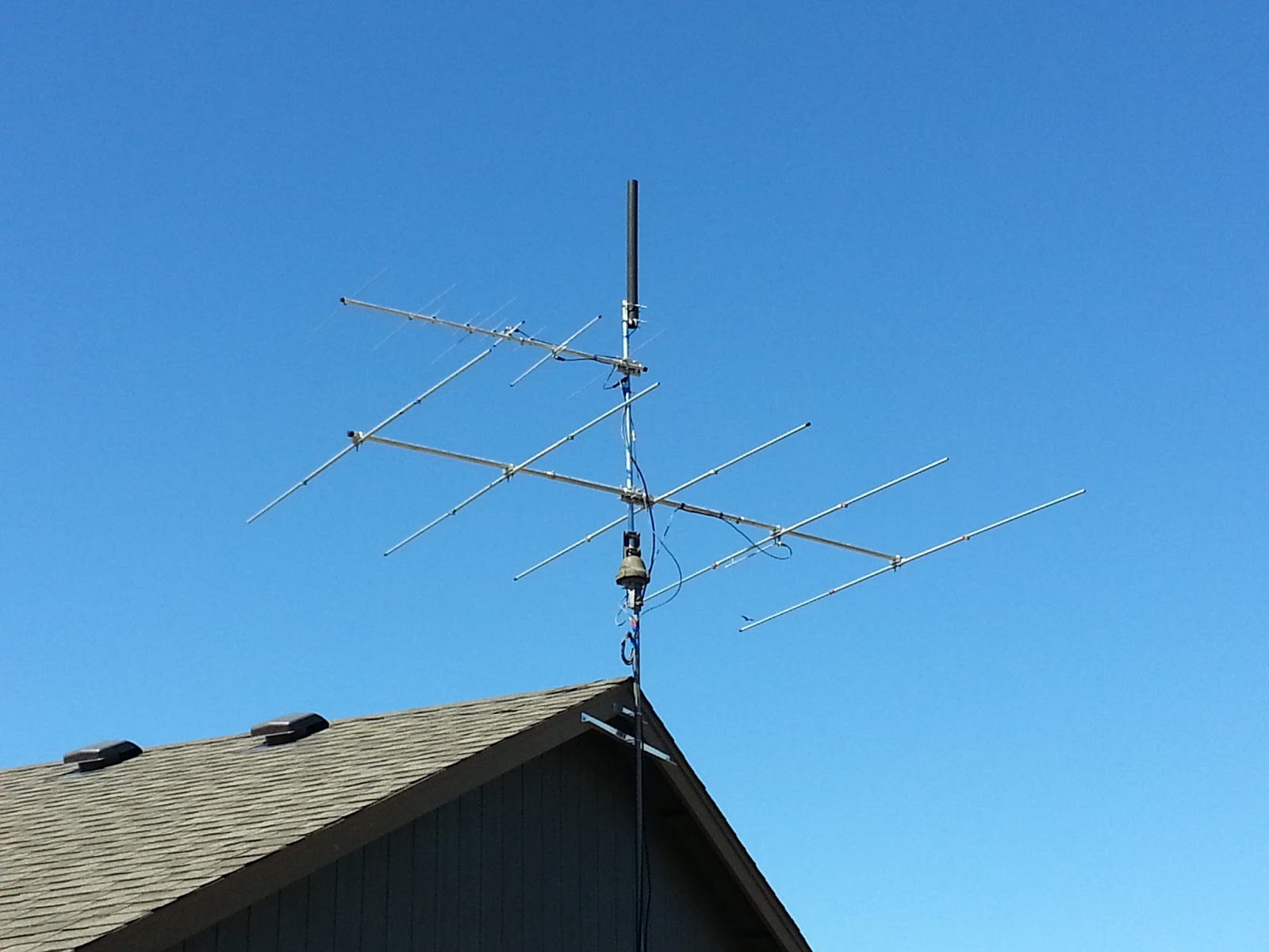 K7TYE Amateur Radio Station VHF/UHF Antenna Project Completed
