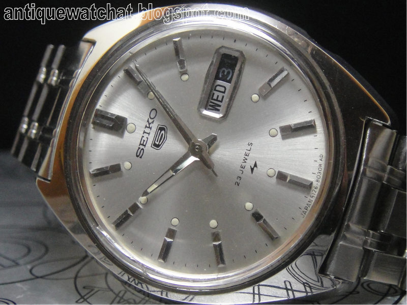 Antique Watch Bar: SEIKO 5 AUTOMATIC 5126-8010 S5A31 (SOLD)