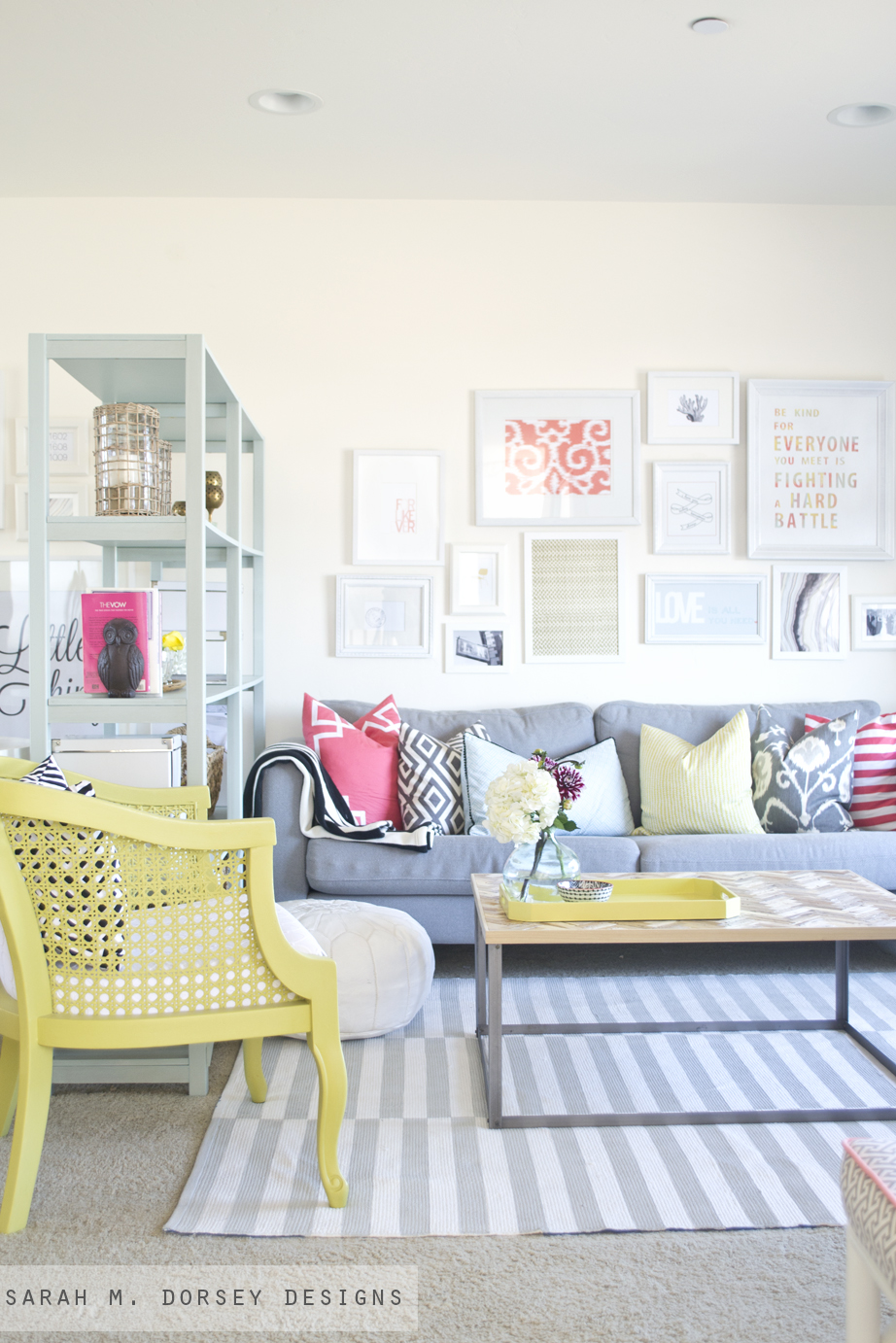 Sarah M Dorsey Designs Living Room Tour