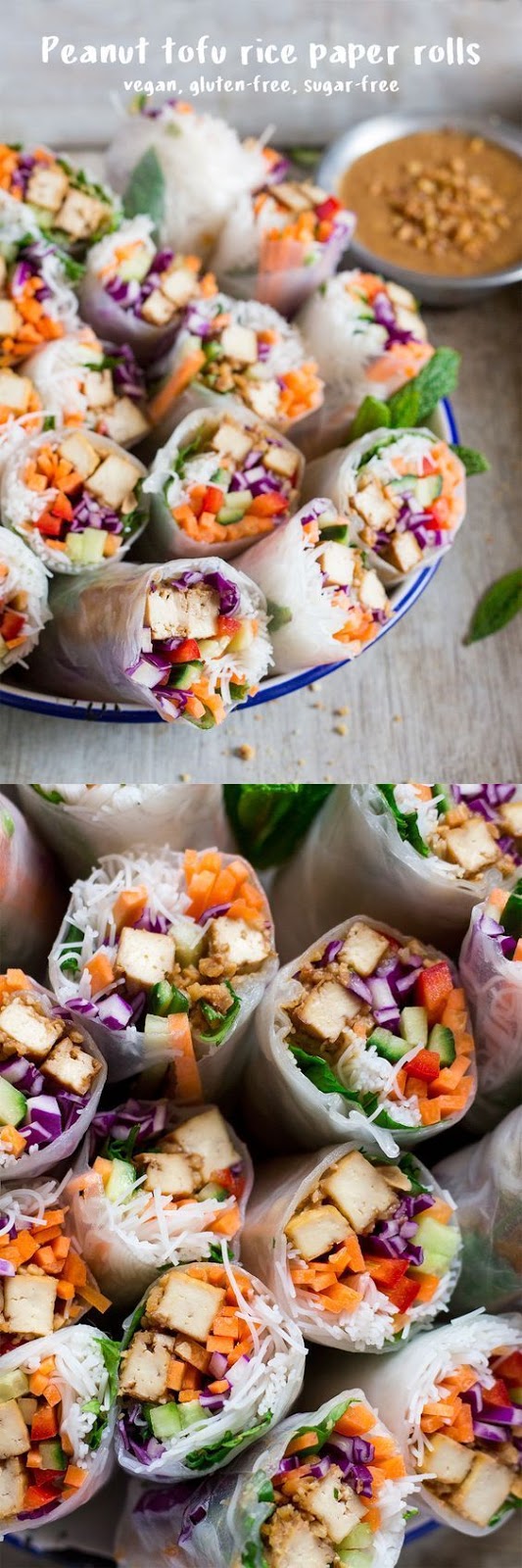 Tofu rice paper rolls The Country Cook Easy Recipes