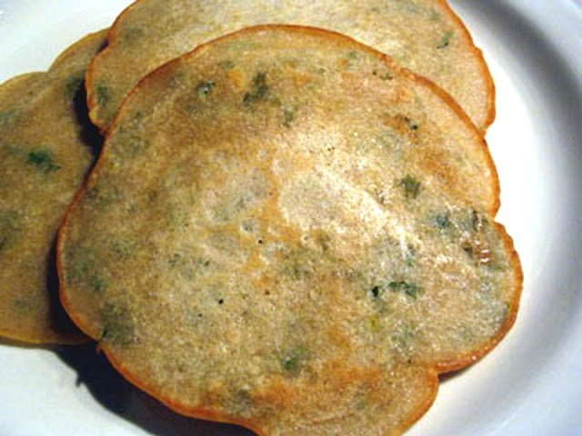 Indian Rice Flour Pancakes