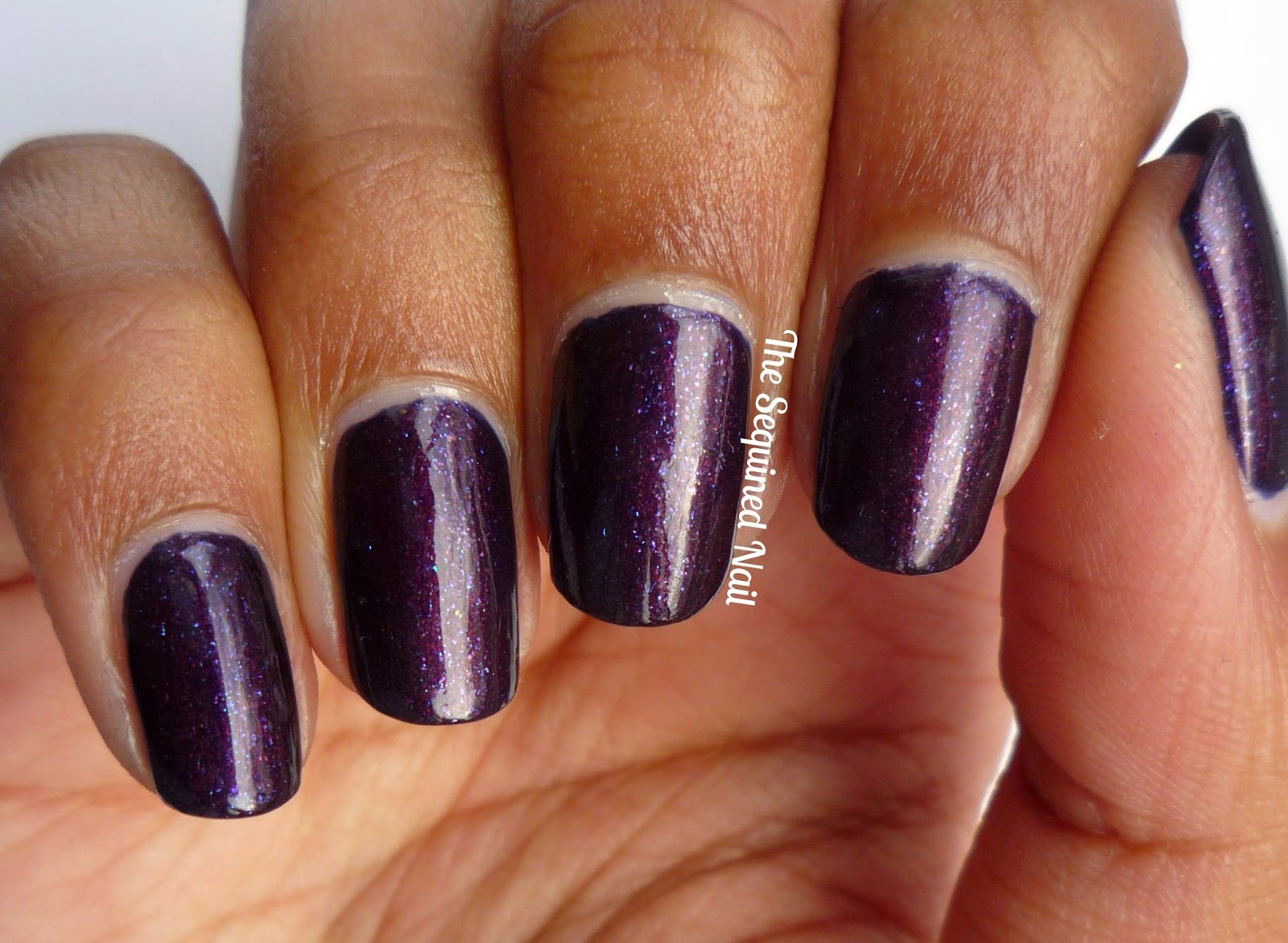 The Sequined Nail No7 Galaxy Swatch