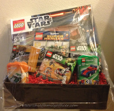 Lego gift basket