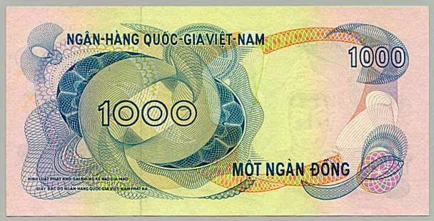 1000 đồng năm 1969 